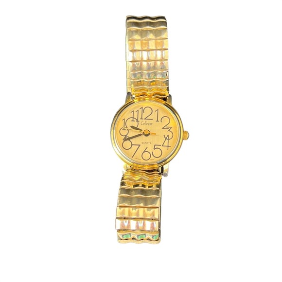 Collezio Accessories - Vintage Collezio Gold-Tone Watch with Speidel Expansion Band